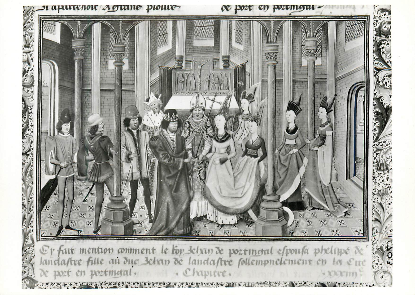 CPM British Museum The marriage of John I of Portugal and Philippa of Lancaster