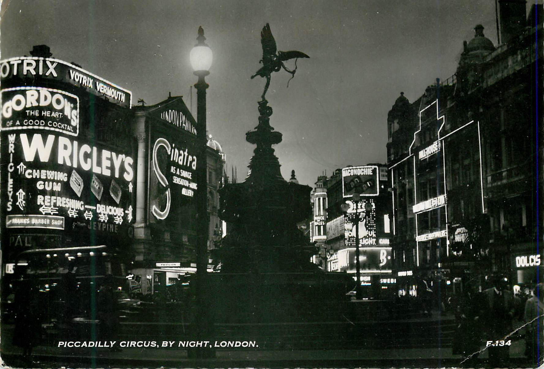 CPM Piccadilly Circus by night London