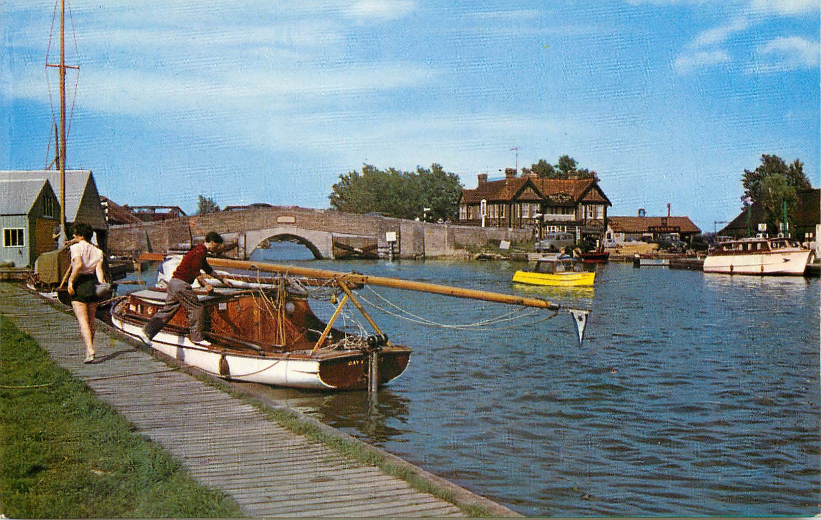 CPM The Bridge and Bridge hotel Potter Heigham Norfolk Broads Bateaux