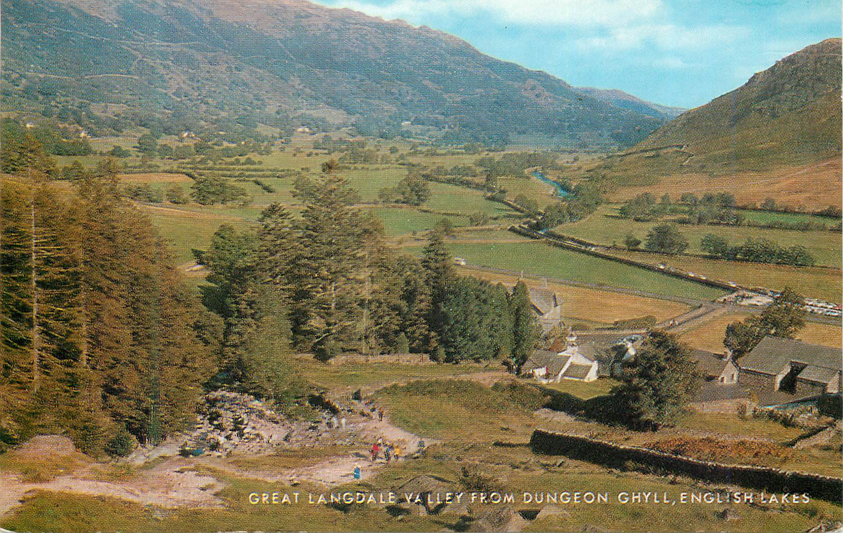 CPM Great Langdale Valley from Dungeon Ghyll English Lakes