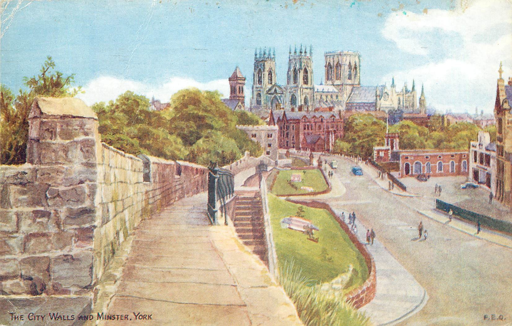 CPM The City Walls and Minster York