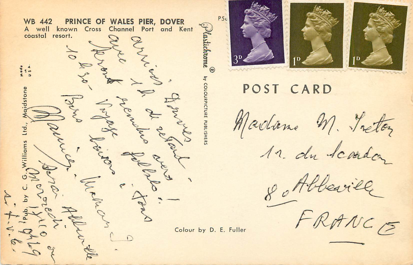 Prince of Wales Pier, Dover — port et resort côtier — éditeur Plaithome Ltd. — Rückseite