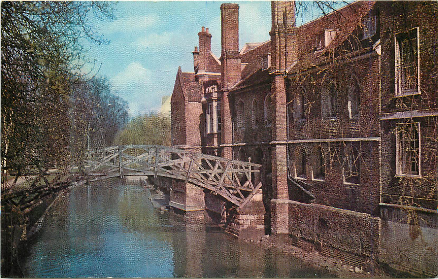 CPM Cambridge The Wooden Bridge of Queen college