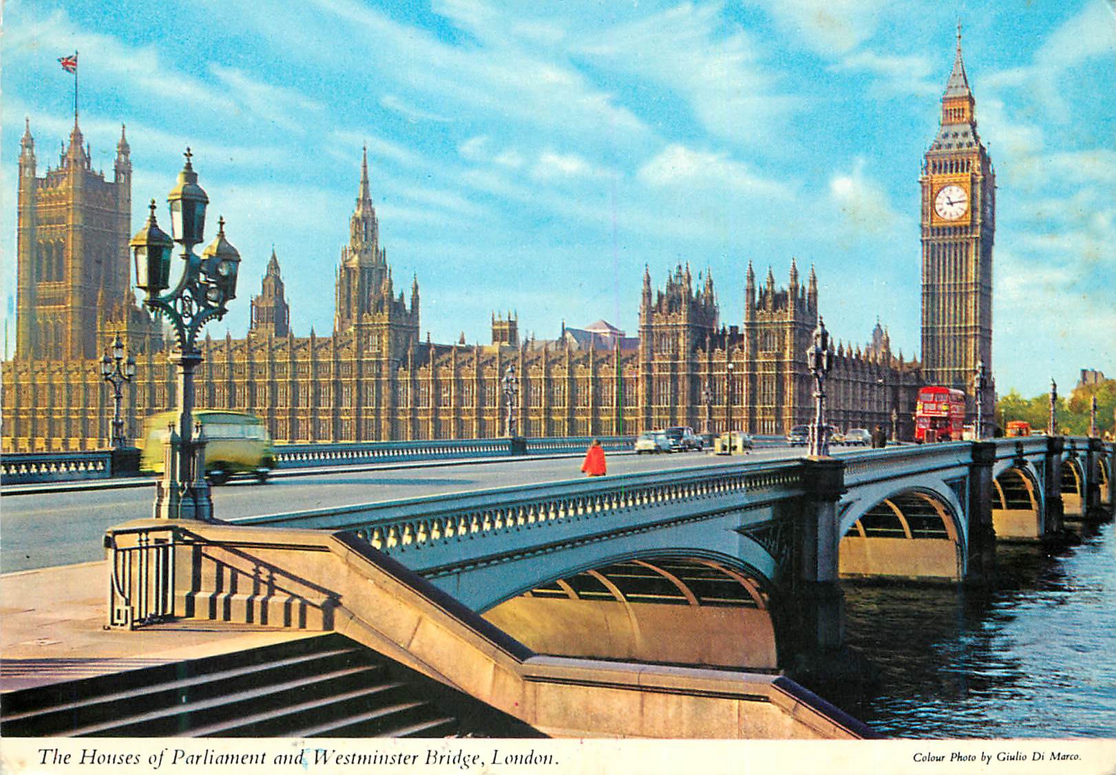 CPM The Houses of Parliament and Westminster Bridge London
