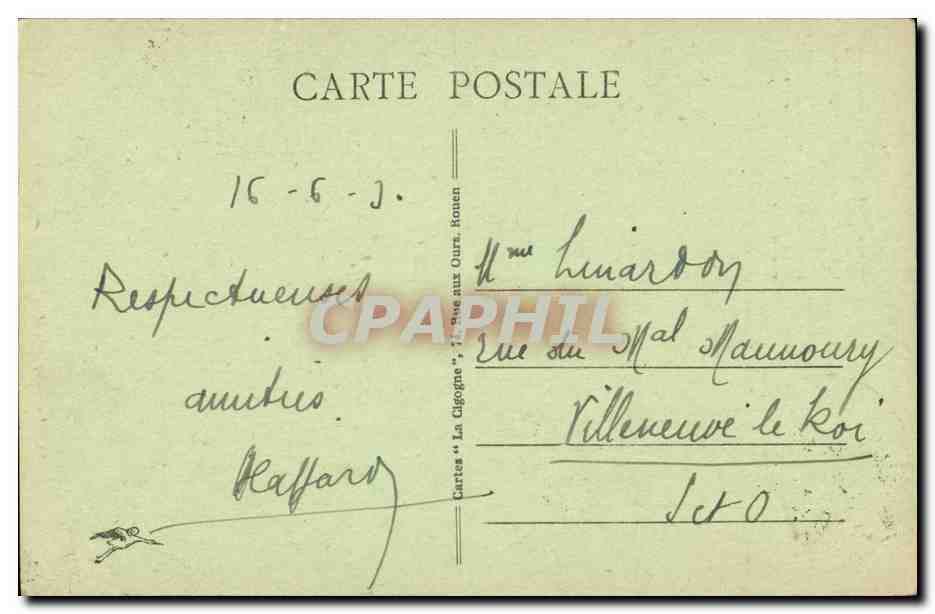 Rouen CPA Vue d'ensemble — Verso