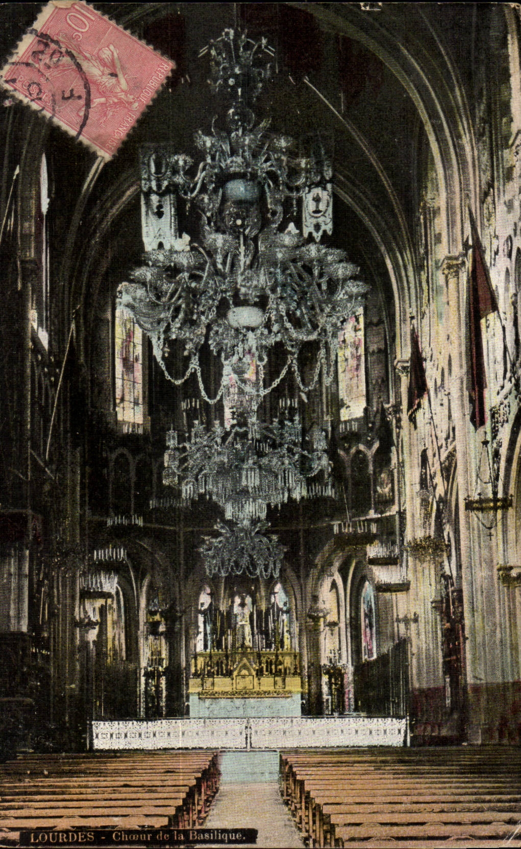 Lourdes CPA Choeur de la basilique