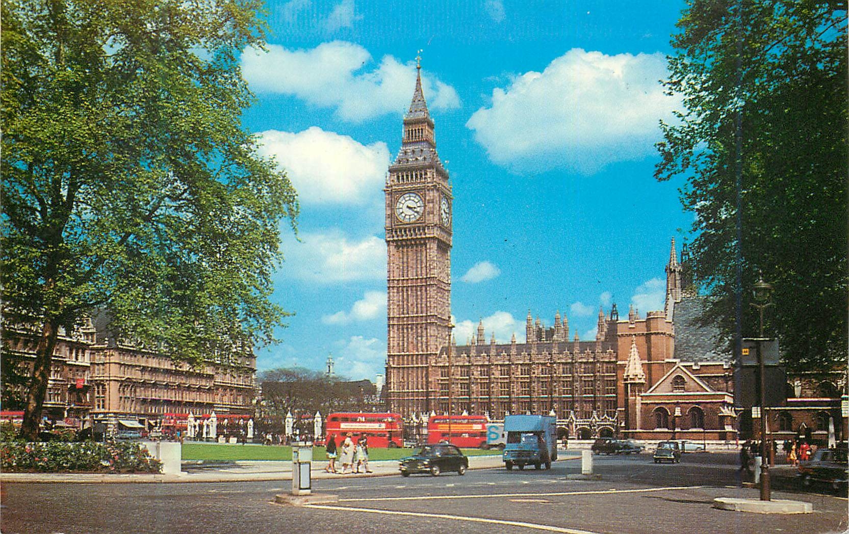 Big Ben & Parliament Square — Londres — The Photographic Greeting Card Co., Ltd., London, n°1359
