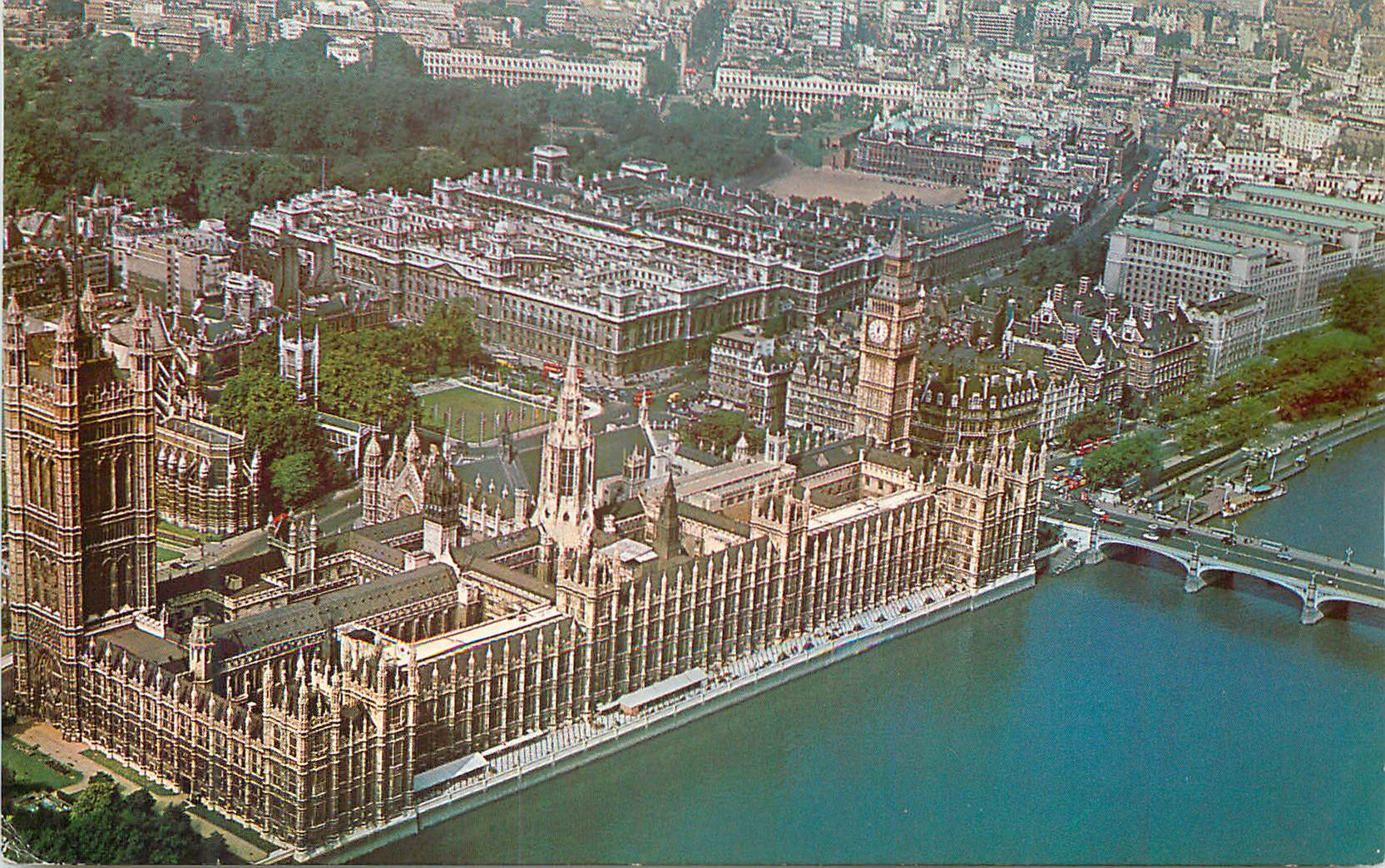 Houses of Parliament, Big Ben, Westminster Abbey and Whitehall — Londres — The Greeting Family Resort