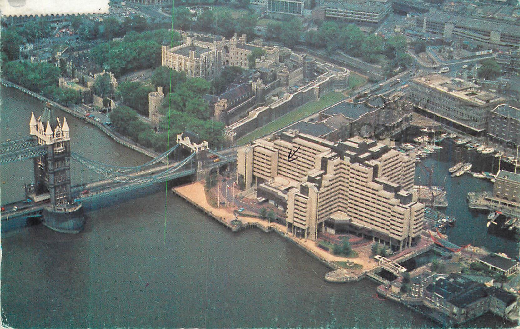 CPM The Tower Hotel overlooking Tower Bridge 