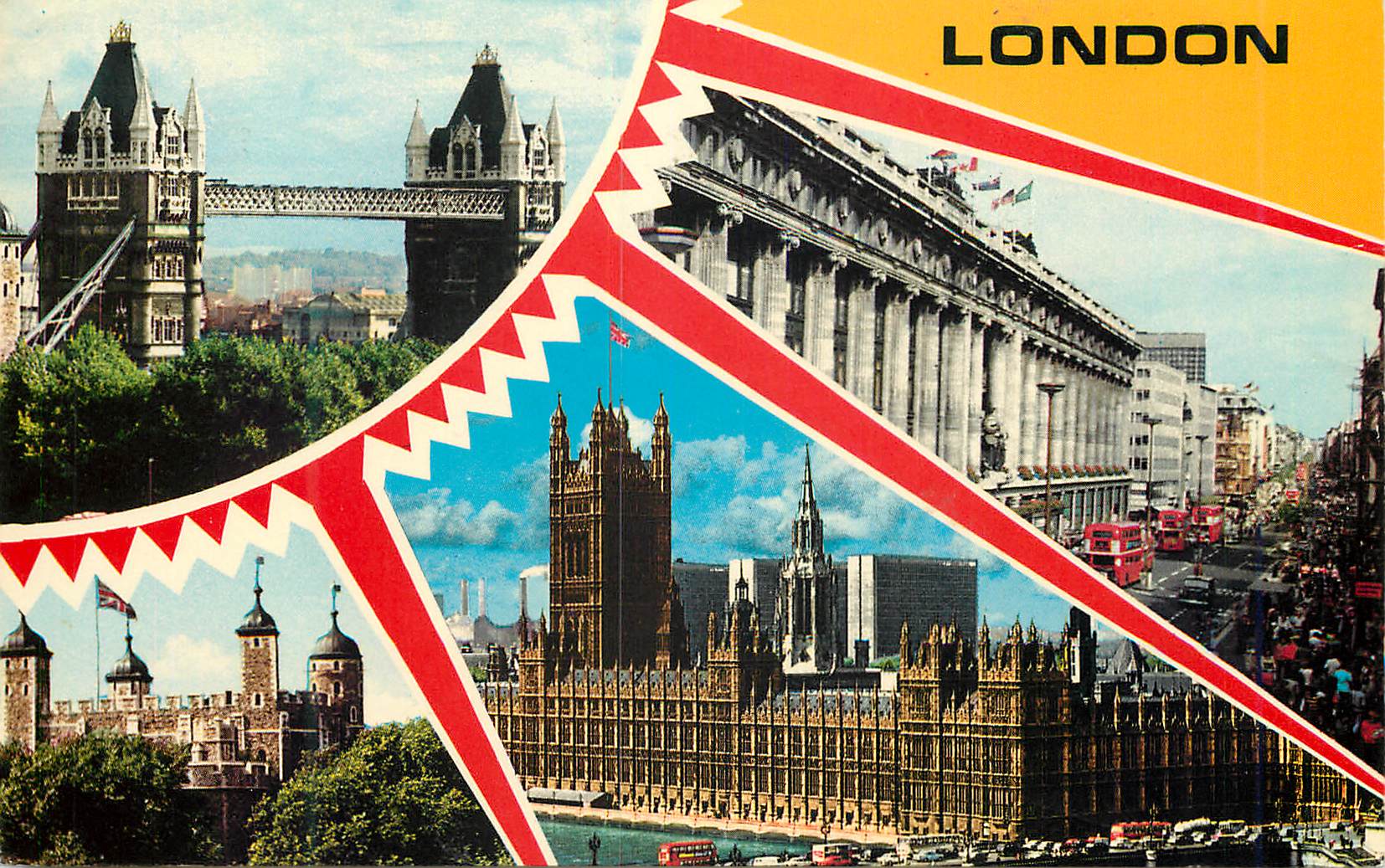 CPM London Oxford Street Tower Bridge Westminster Bridge Houses of Parliament The Tower 