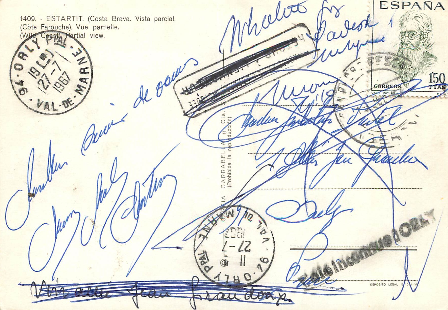 CPM Estartit Costa Brava Cote Farouche Vue partielle  — Back