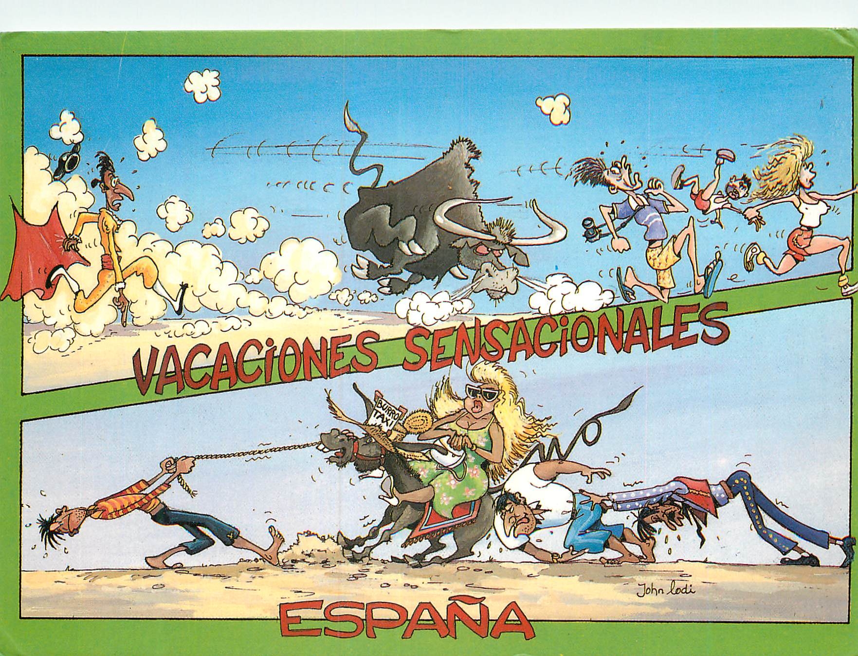 CPM Vacaciones sensacionales en Espana Corrida Taureau