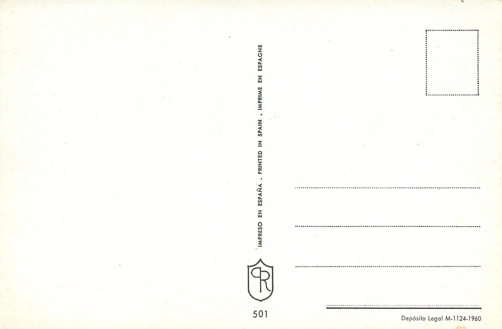 CPM Danse Espagne — Rückseite