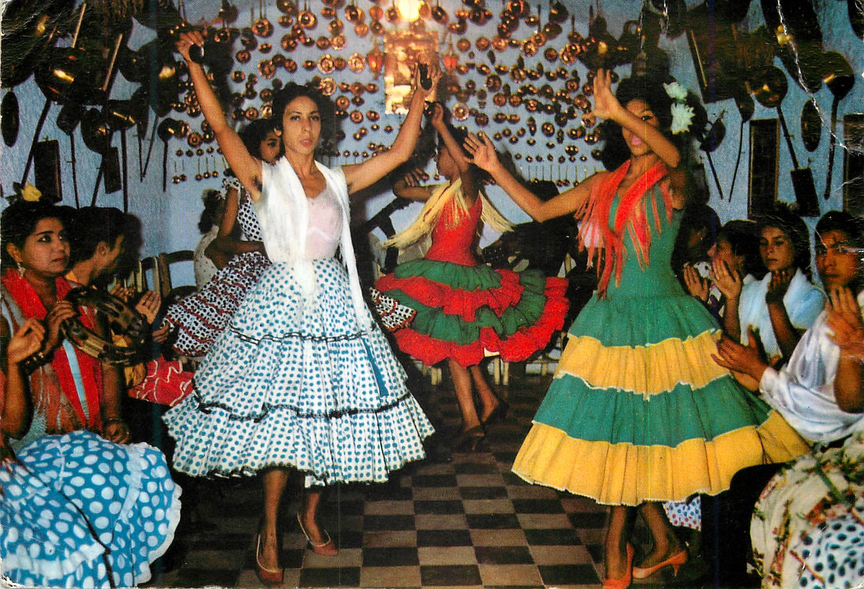 CPM Danzas y Bailes Regionales de Espana Danseurs du Sacromonte 