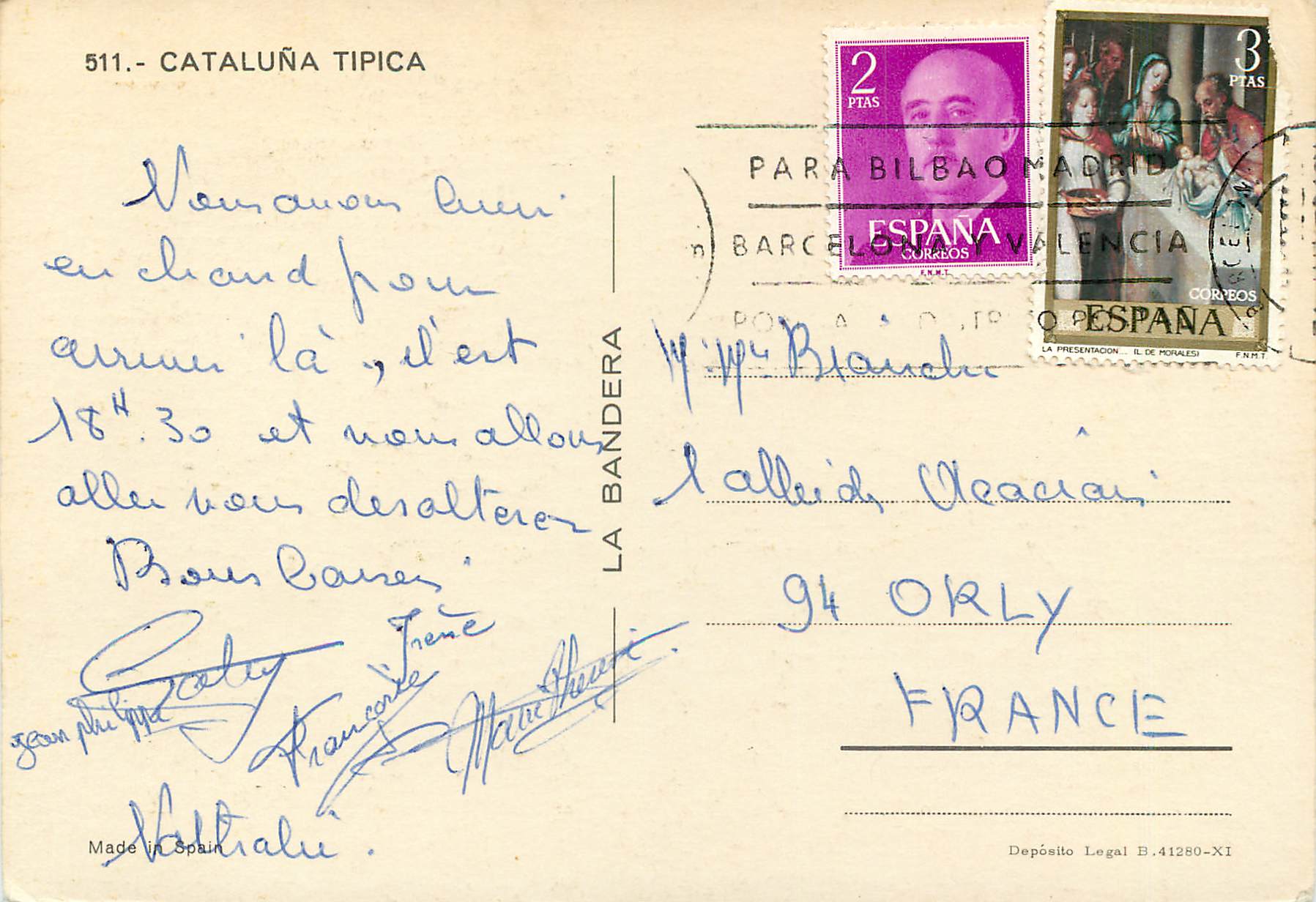 CPM Cataluna Tipica  — Rückseite