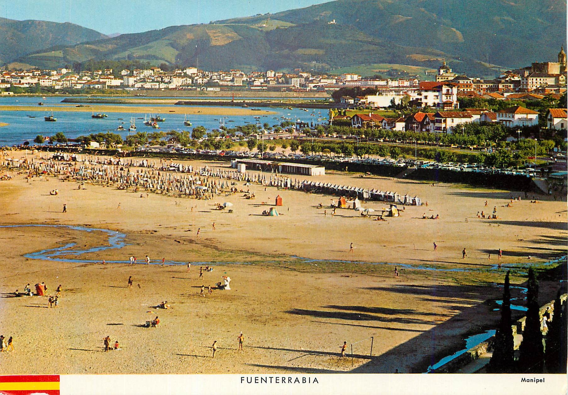 Fuenterrabia — plage et ville — Manipel