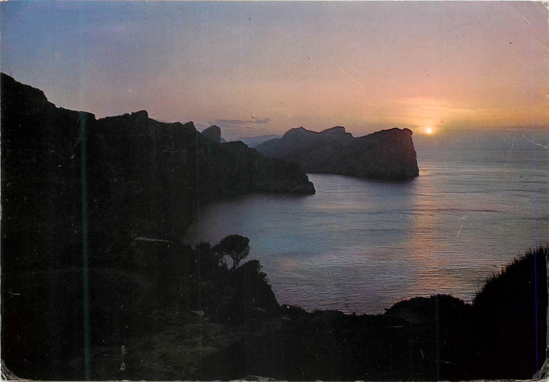 CPM Formentor Mallorca Coucher de soleil des le phare 