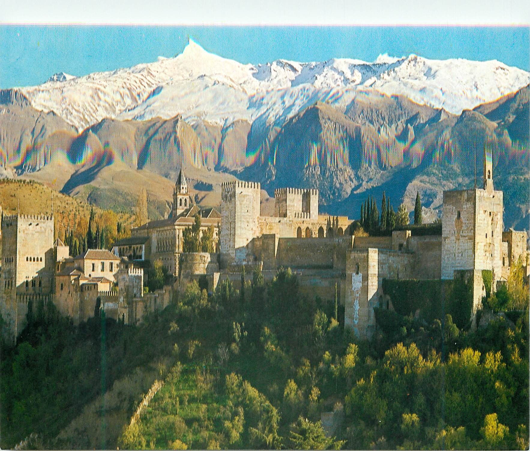 CPM Granada Alhambra Panoramique de l Alhambra et Sierra Nevada 