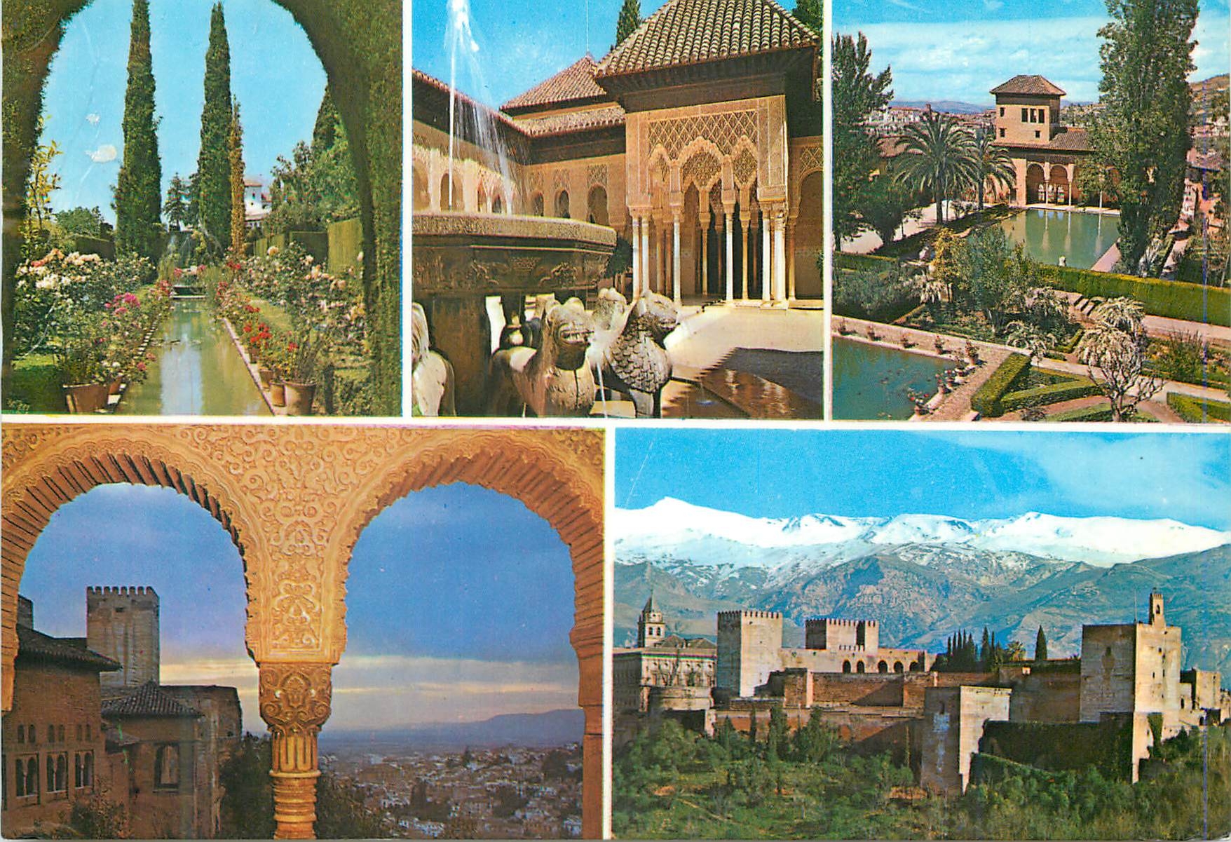 CPM Andalucia Alhambra Granada Recuerdo 