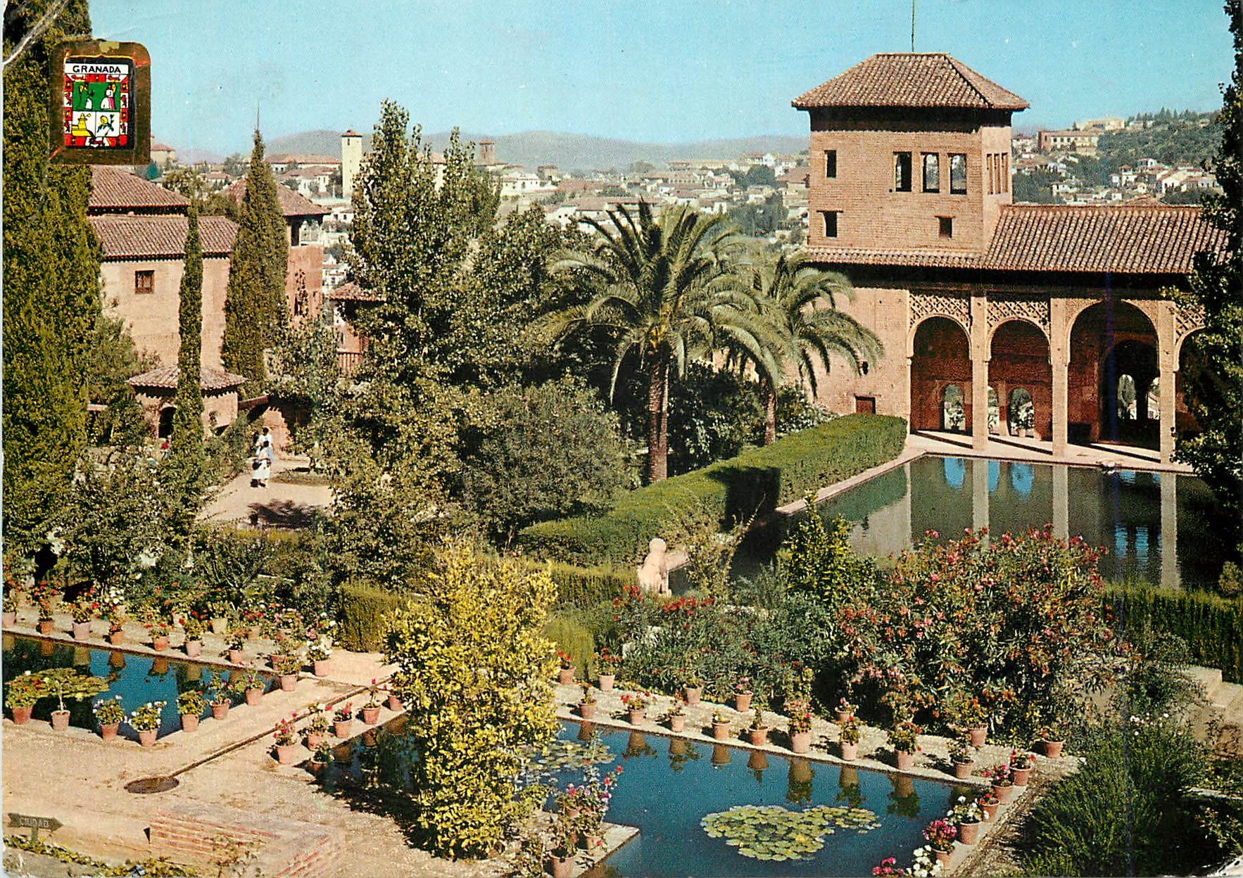 CPM Granada Alhambra Jardins 