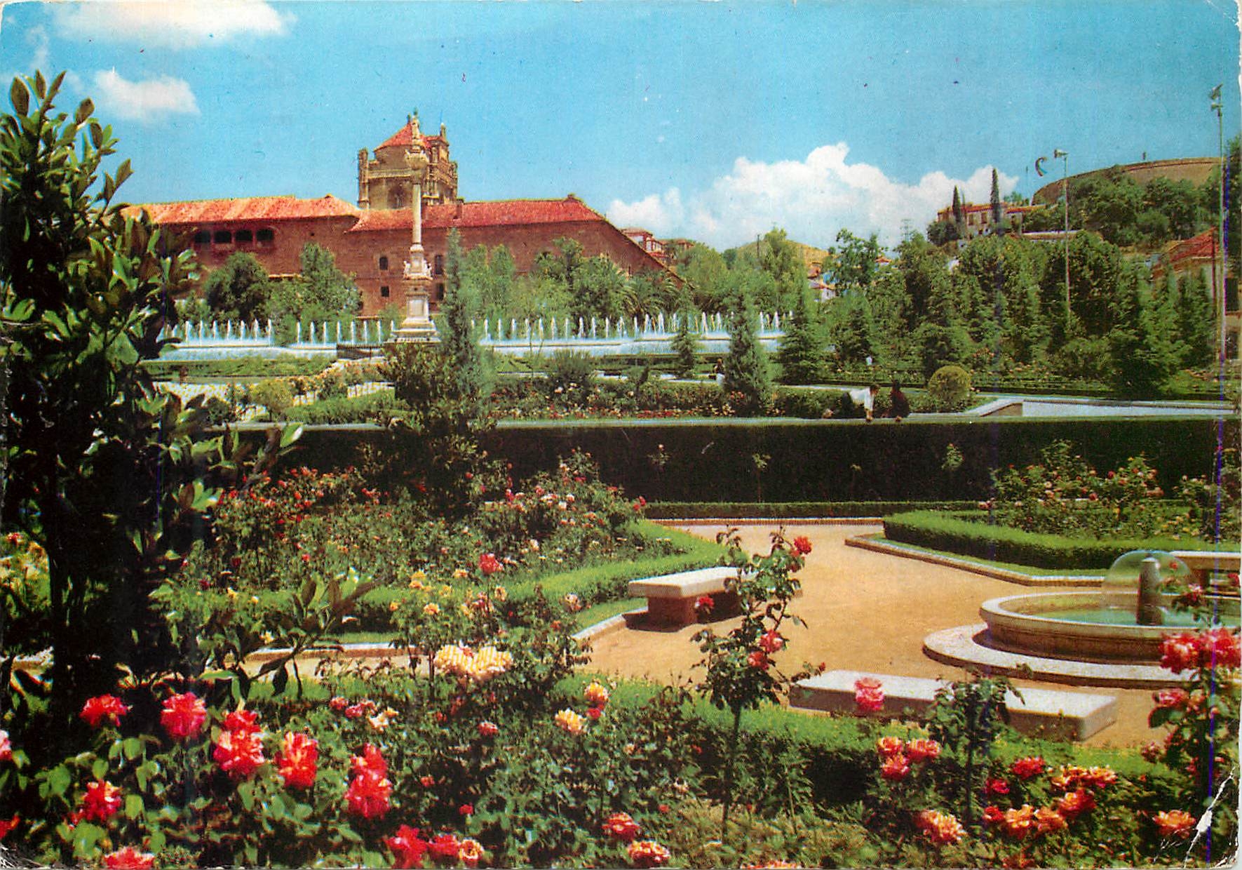 Jardines del Triunfo — Granada — Série 45, n° 107, éditeur Casamajó-Barcelone