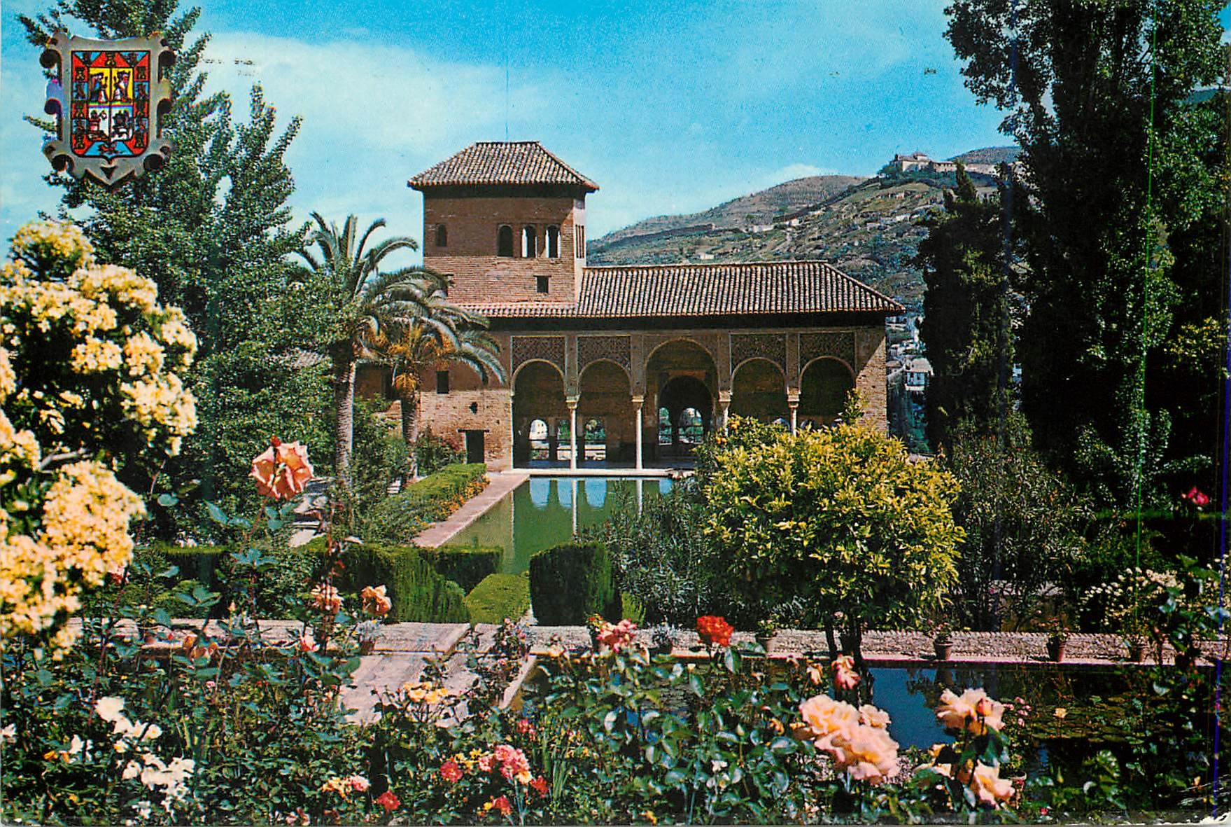 CPM Granada Alhambra Tour des Dames et Jardins du Partal 