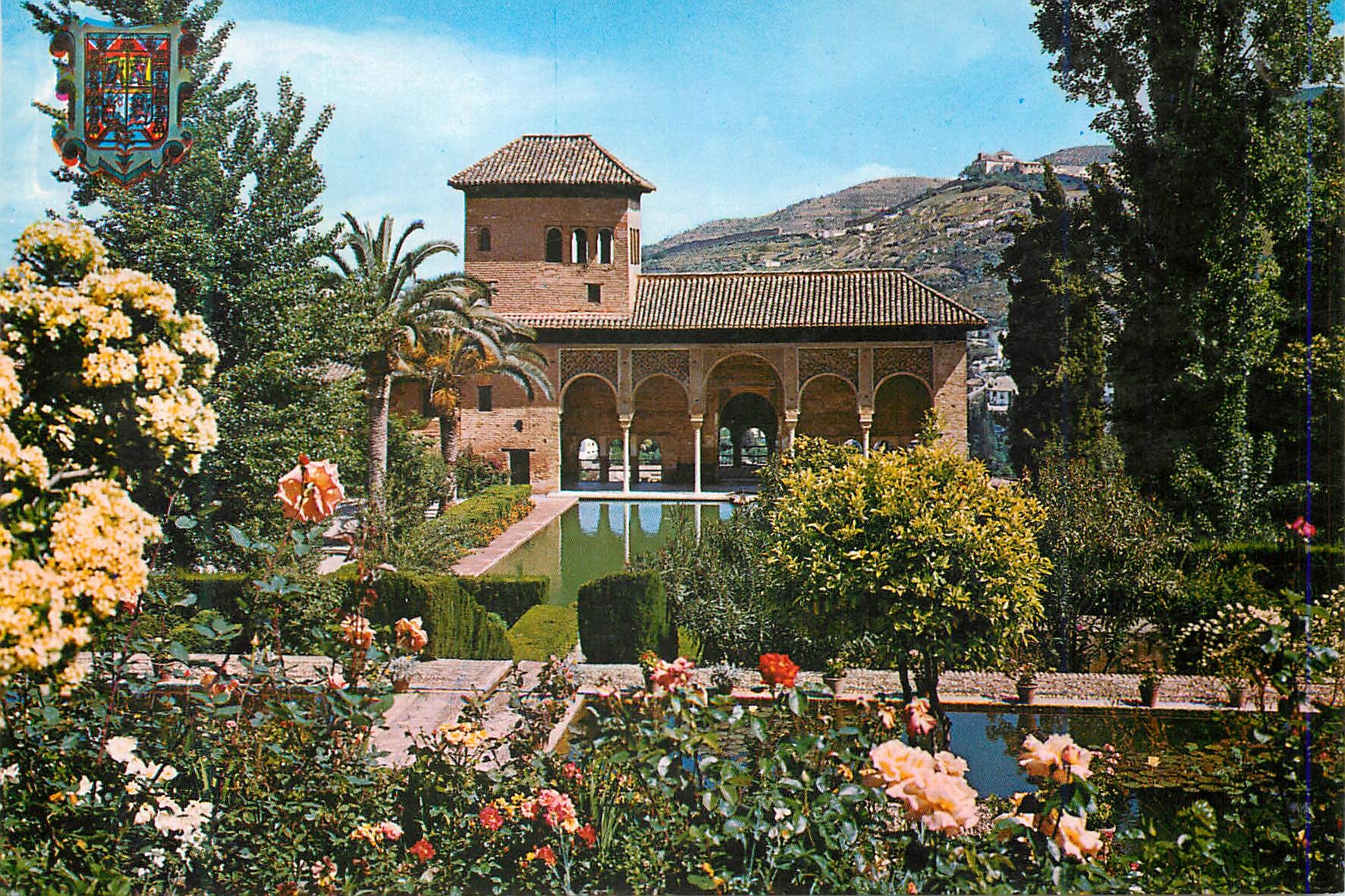 CPM Granada Alhambra Tour des Dames et Jardins du Partal 