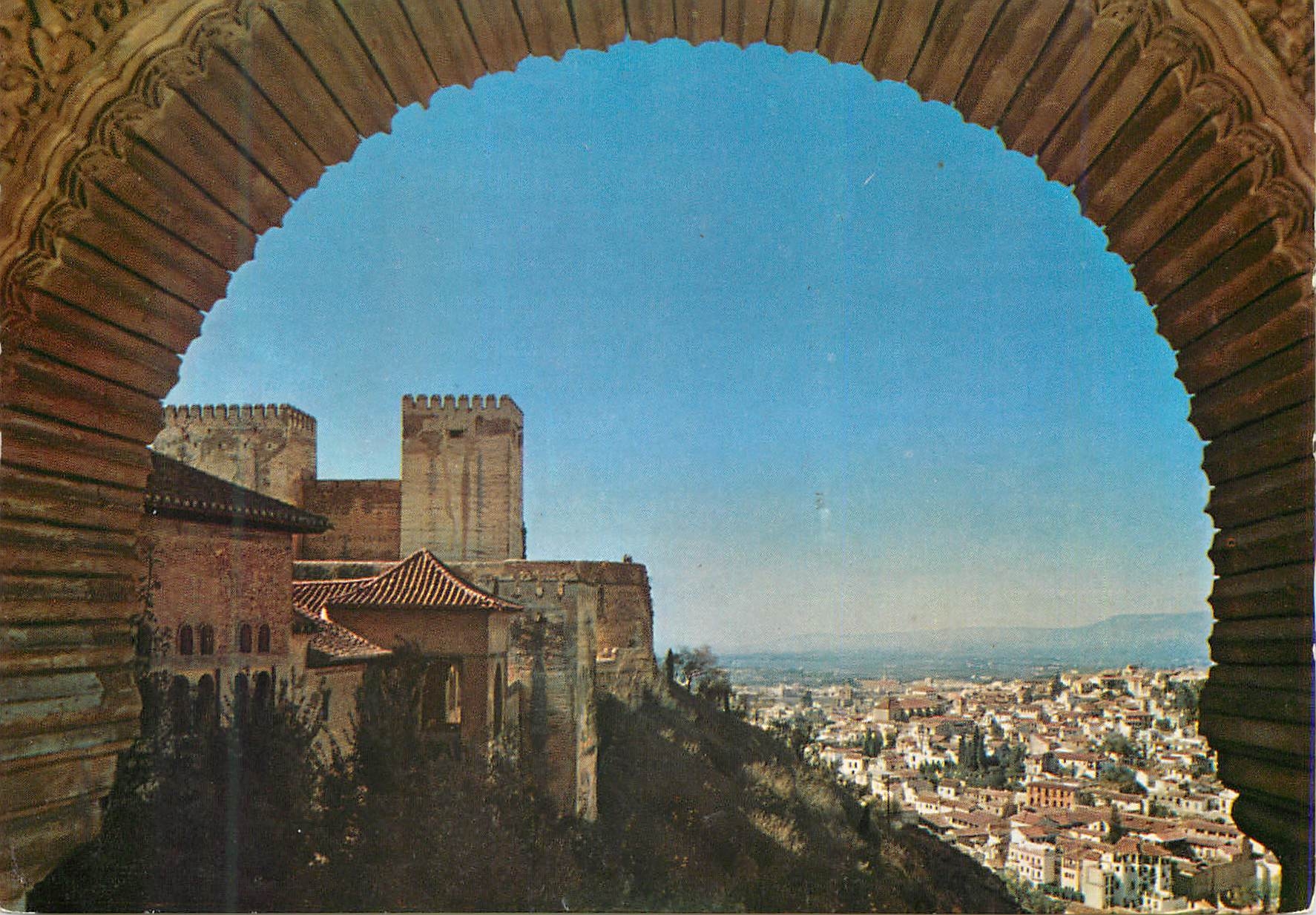 CPM Granada Vista parcial desde la Alhambra 
