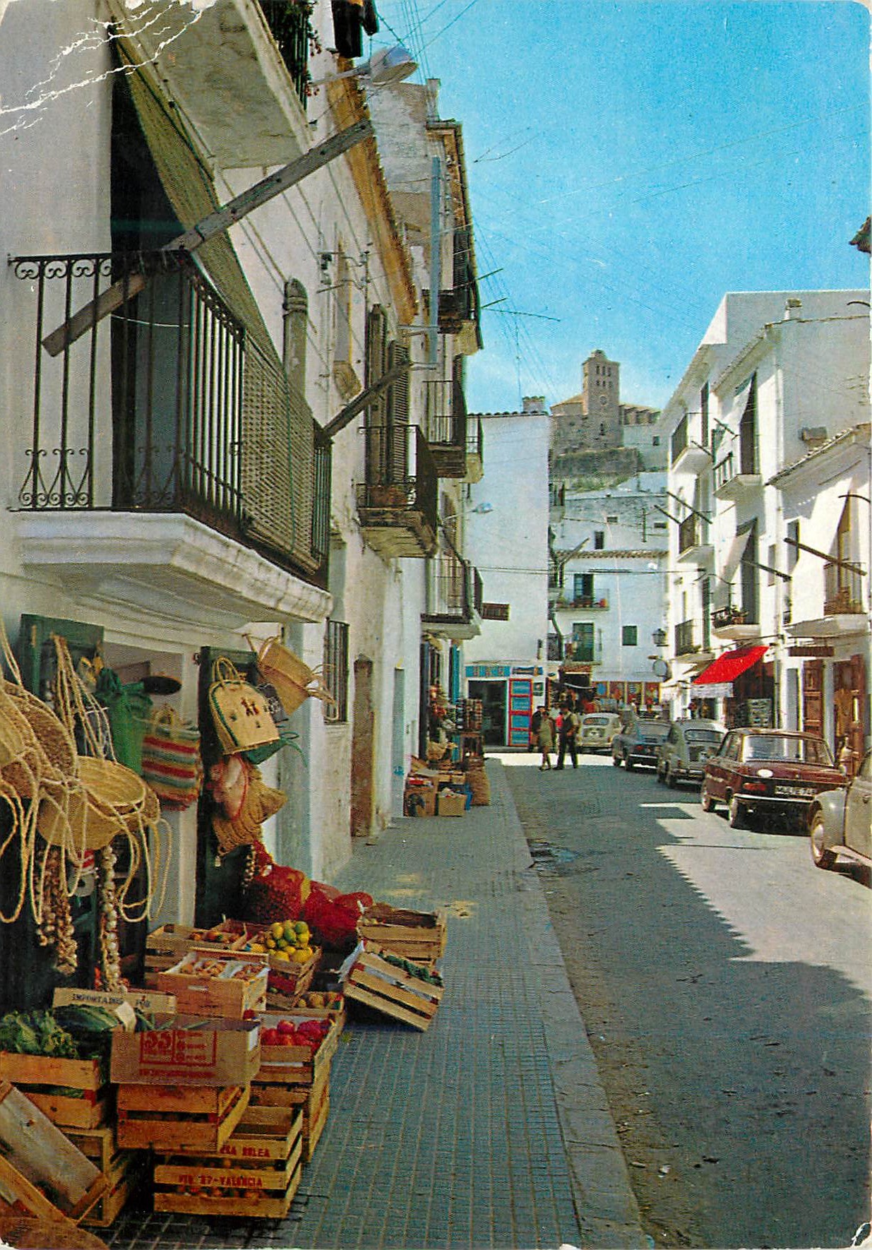 CPM Ibiza Baleares Espana Ville Rue typique 