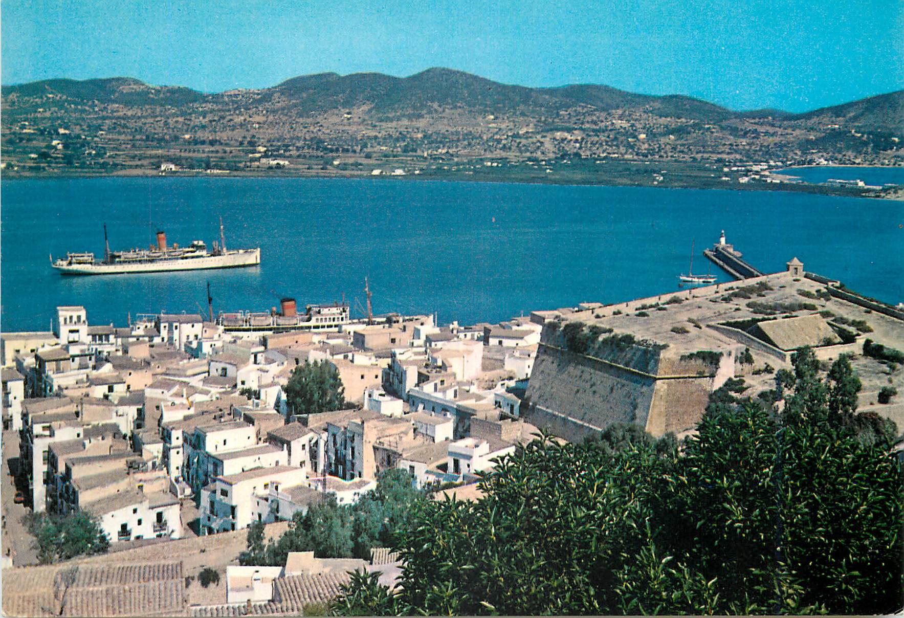 CPM Ibiza Baleares Espana Ciudad Vista panoramica 
