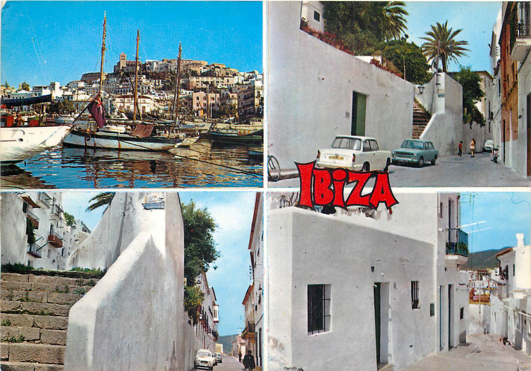 CPM Ibiza Baleares Espana Ville Quartier Antique 