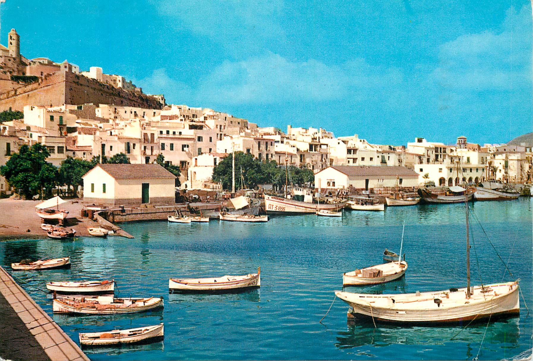 CPM Ibiza Baleares Espana Ciudad Detalle del puerto 