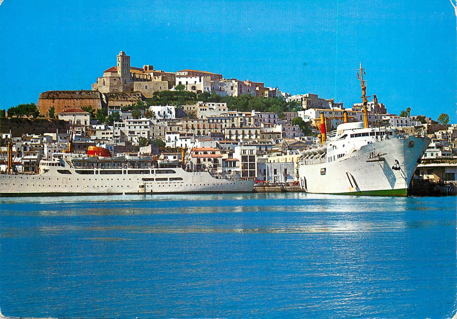 CPM Ibiza Baleares Puerto de Ibiza Bateau