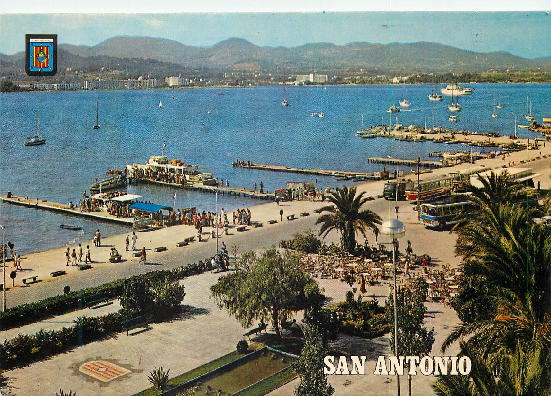 CPM Ibiza Isla Blanca San Antonio Abad Vue partielle 