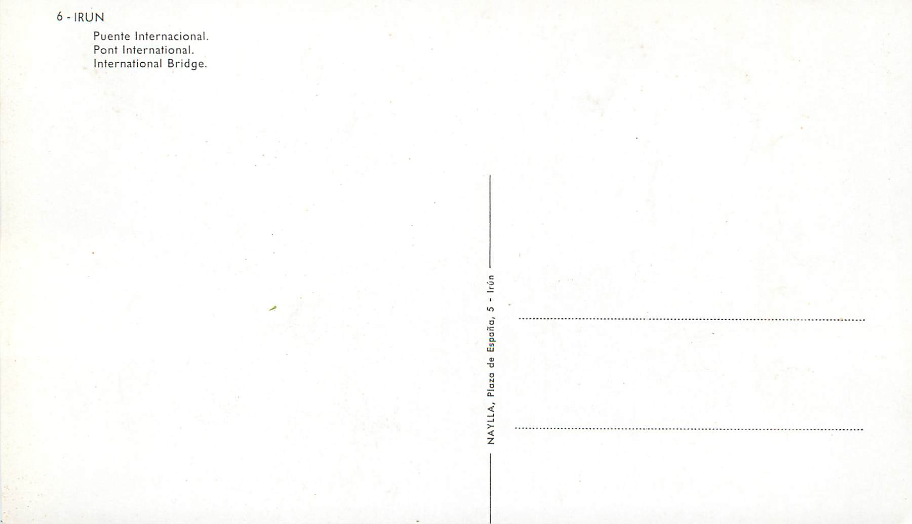 CPM Irun Pont International  — Verso