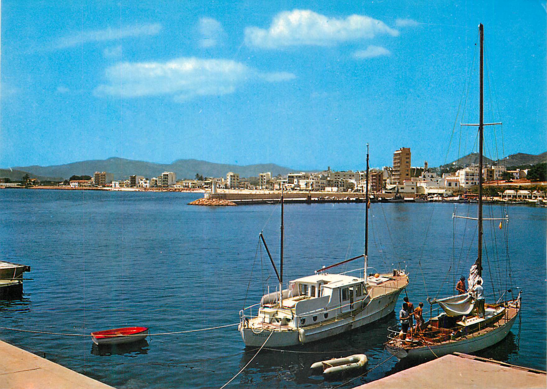 CPM Javea Alicante Port vue generale Bateaux