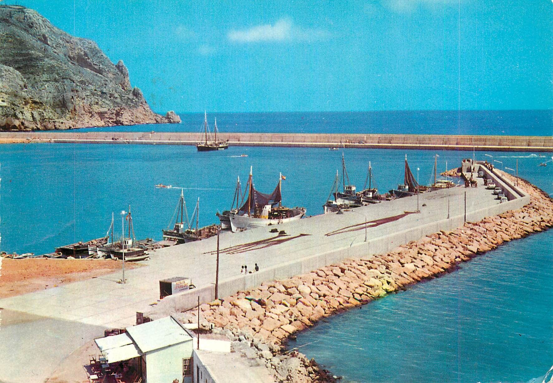 CPM Javea Alicante Barques de peche en port 
