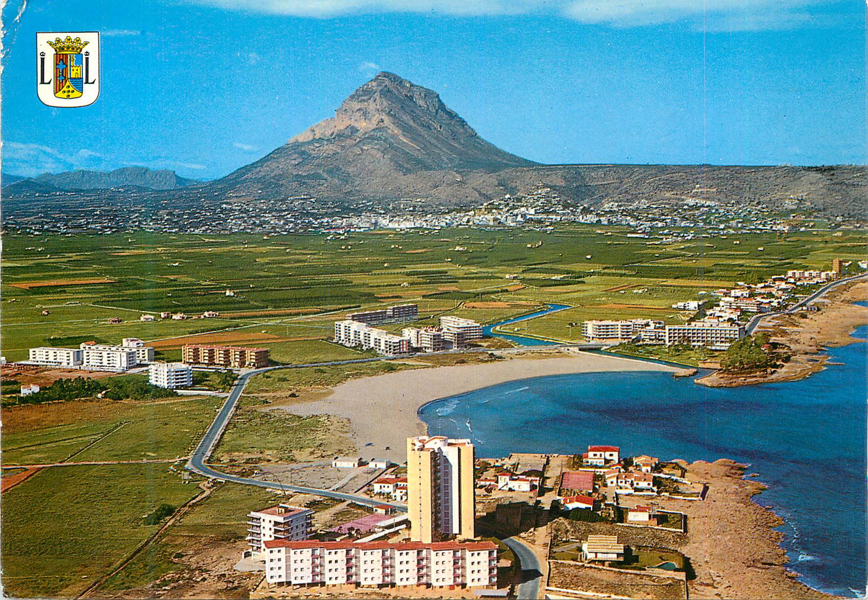 CPM Javea Alicante Vue generale aerienne Taureau