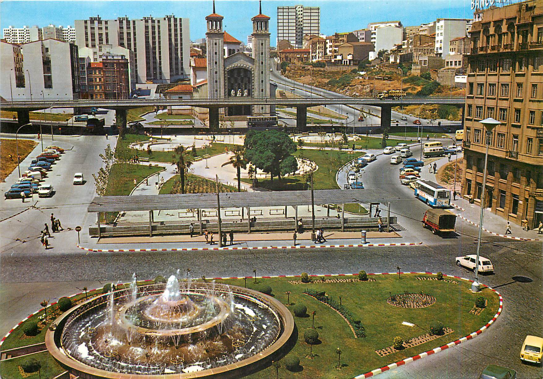 CPM La Coruna Fontaine Lumineuse de Cuatro Caminos 