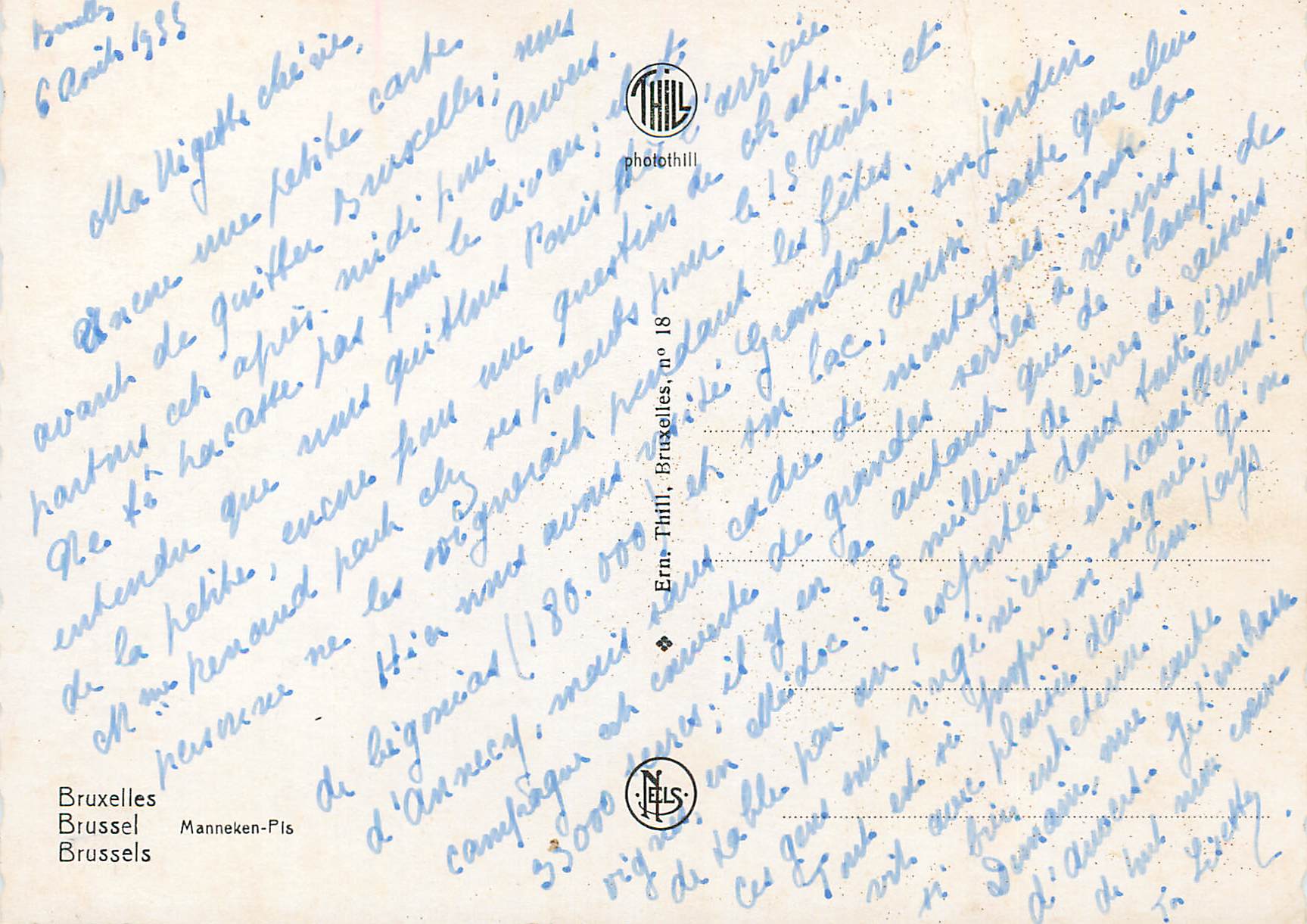 CPM Bruxelles  — Verso