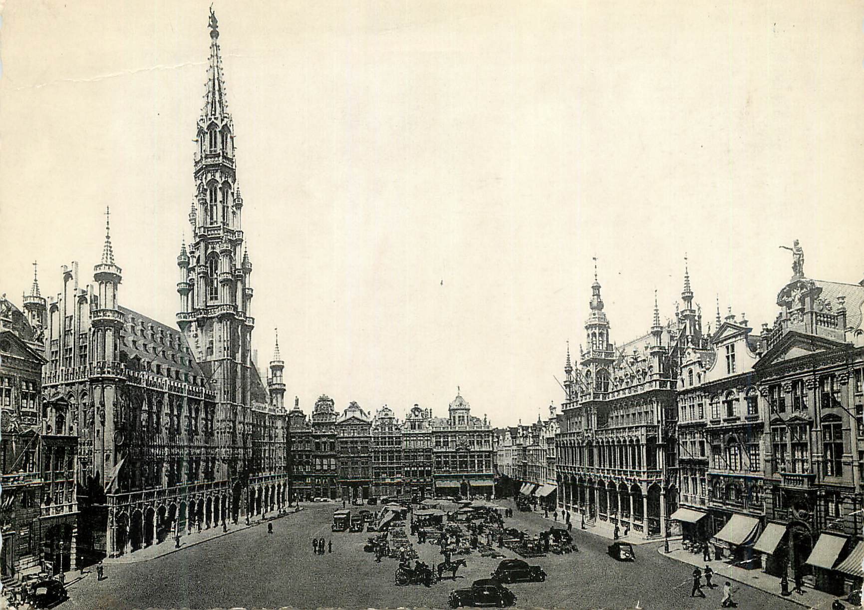 CPM Bruxelles Hotel de Ville et Grand Place 