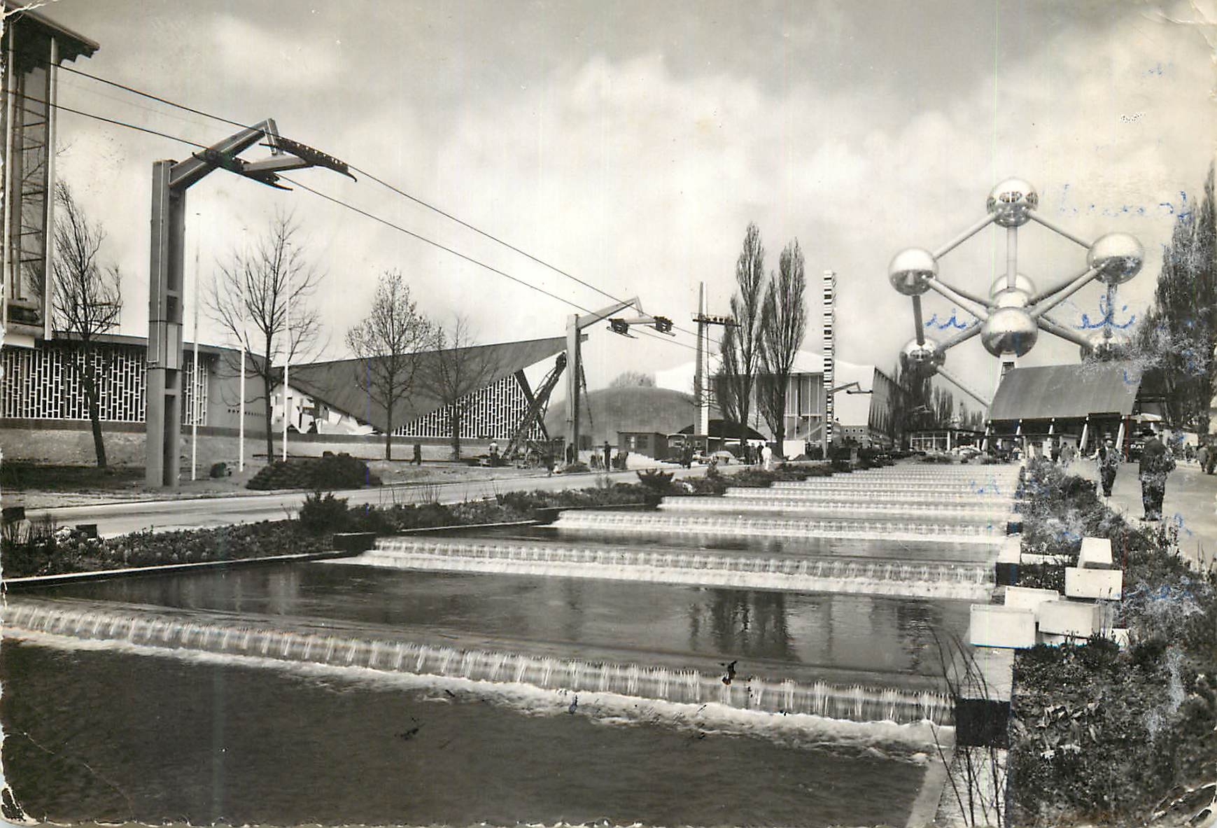 CPM Exposition Universelle de Bruxelles Avenue du Congo 