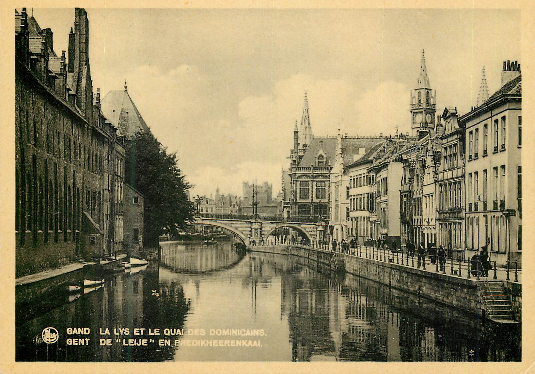 CPM Gand La Lys et Le quai des Dominicains 