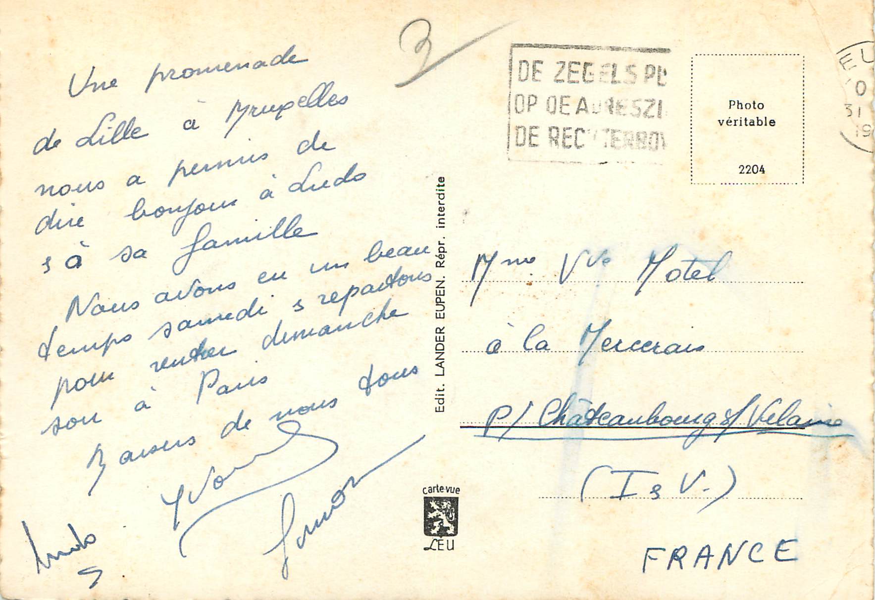 CPM Louvain — Rückseite