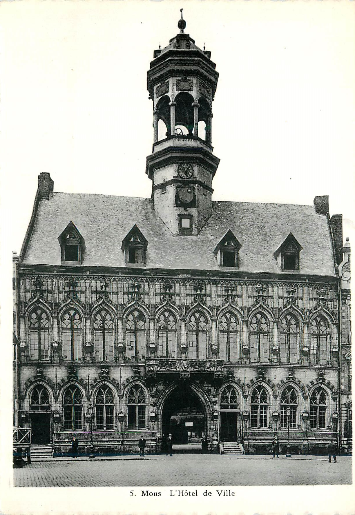 CPM Mons L Hotel de Ville 