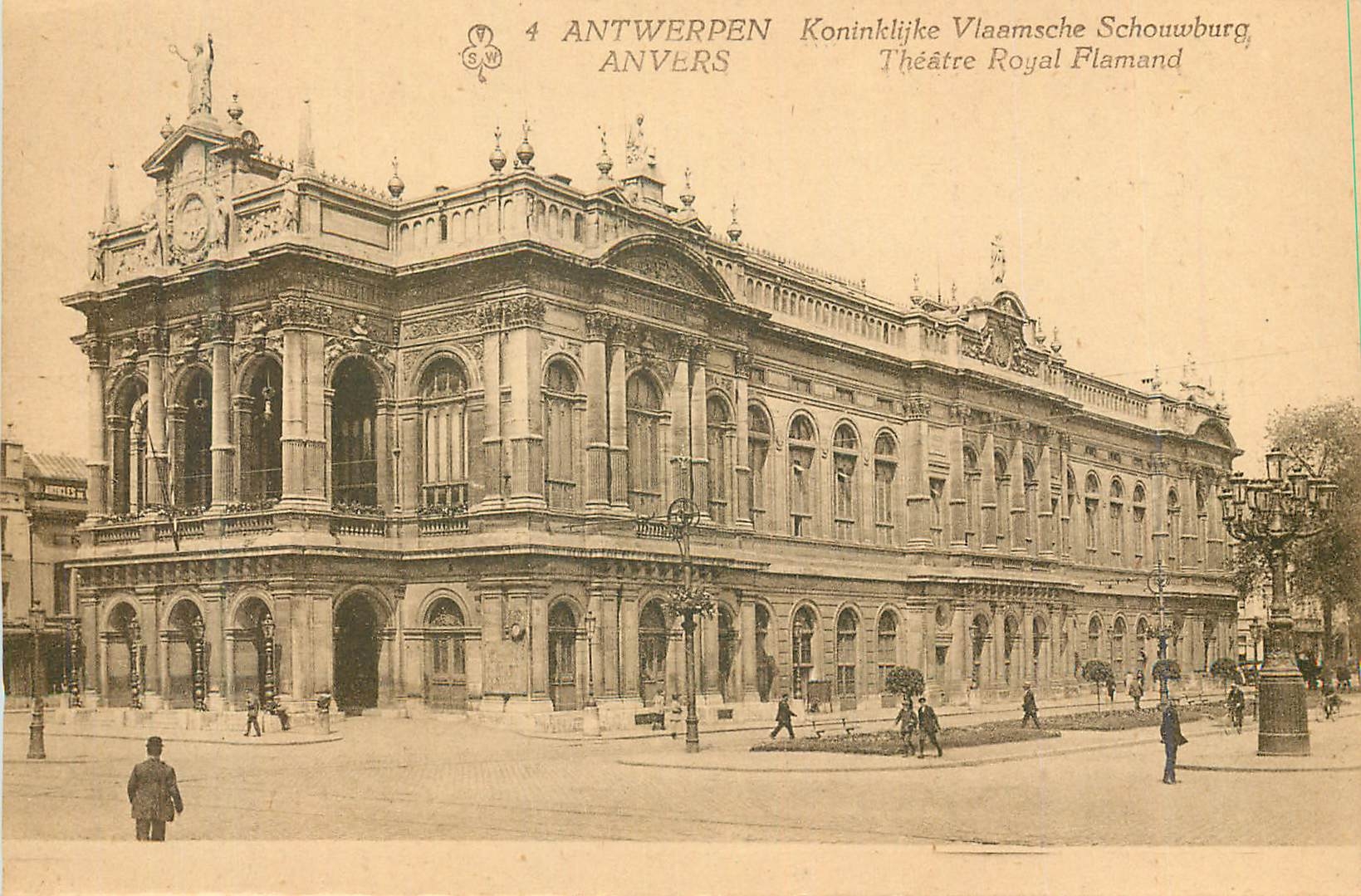 CPM Ypres  Theatre Royal Flammand 