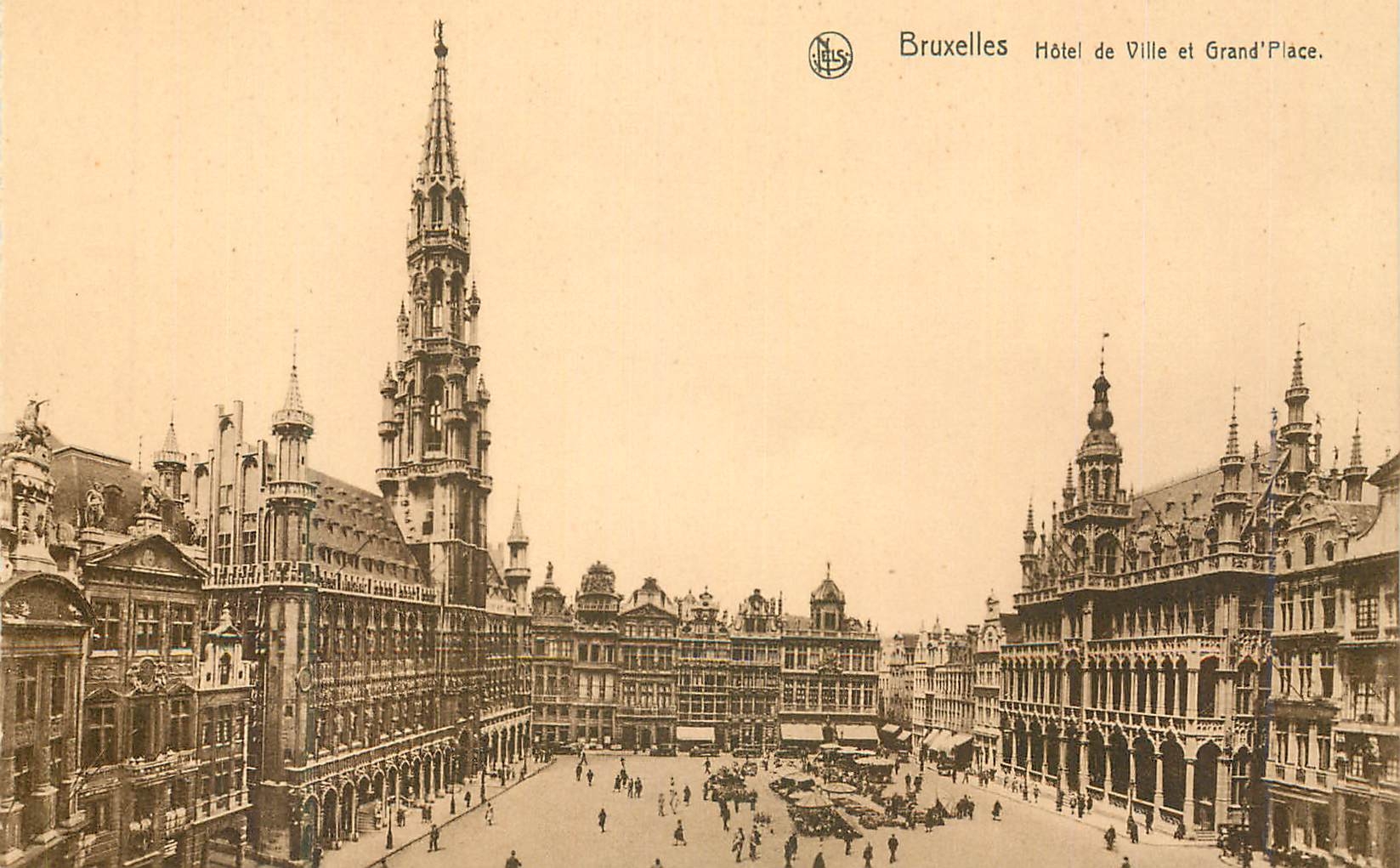 CPM Bruxelles Hotel de Ville et Grand Place 