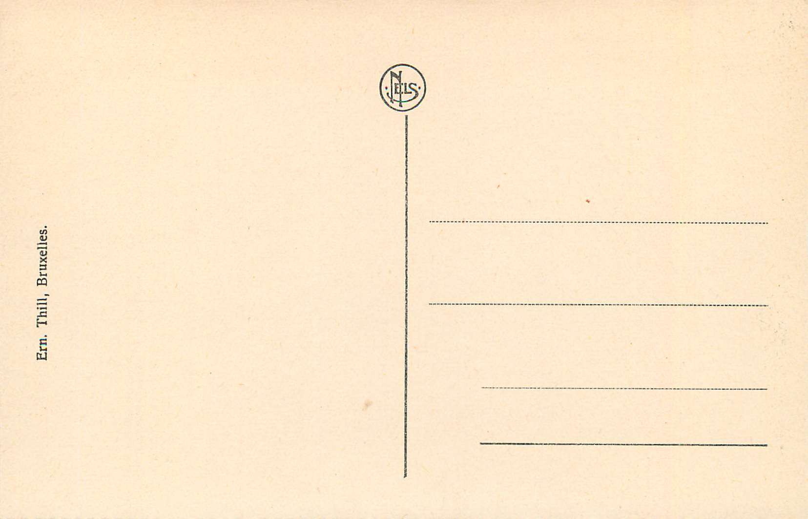 CPM Bruges Quai du Rosaire  — Rückseite