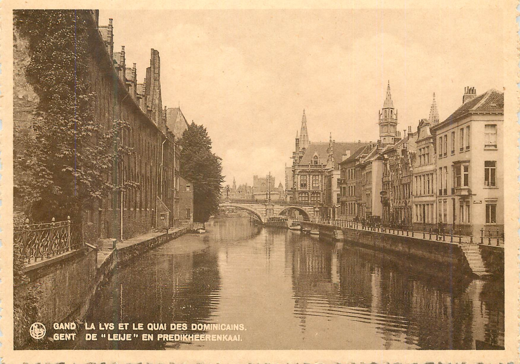 CPM Gand La Lys et le Quai des Dominicains 