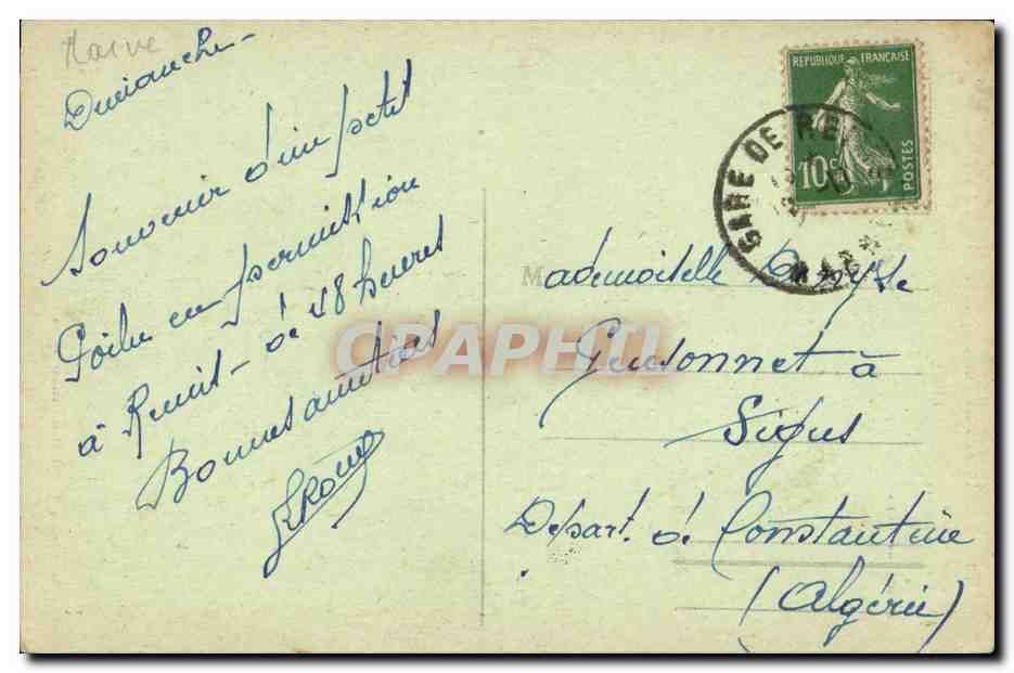 Reims — La Cathédrale dans les Ruines après la Retraite des Allemands — éditeur Reims, n°63 — Verso